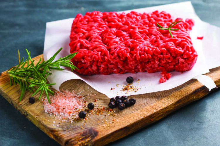 Ground beef makes the meal